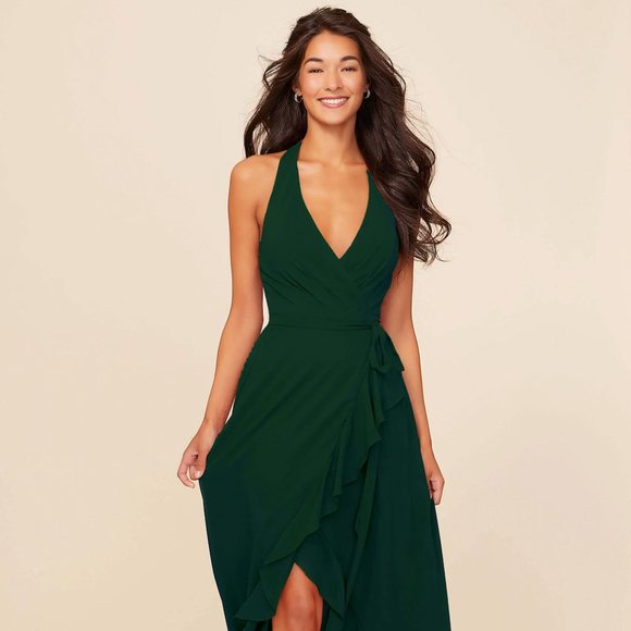 Stunning Dear Cleo "Peyton" Bridesmaid dress, size 6 in "Pine" - Picture 1 of 4